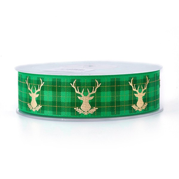 Polyester Grosgrain Ribbon For Christmas Reindeer/Stag