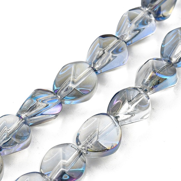 

PandaHall Full Rainbow Plated Electroplate Transparent Glass Beads Strands, Faceted Polygon, Light Grey, 7.5x6x6.8mm, Hole: 1mm, about...