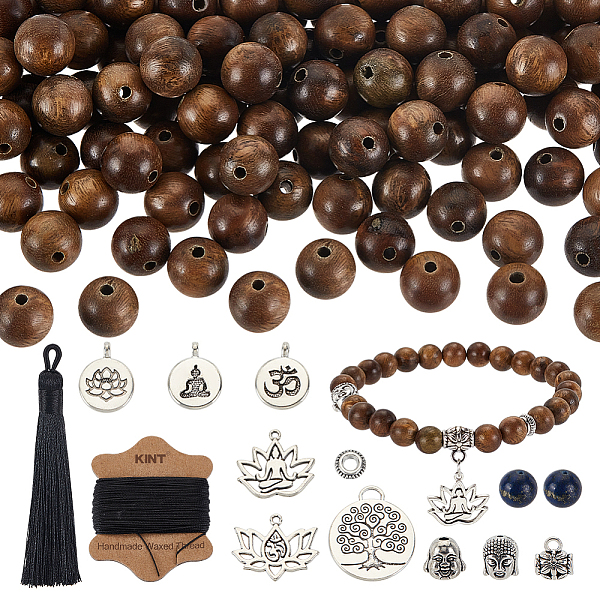 

PandaHall Olycraft DIY Pendant Decoration Making Kit, Including Polyester Tassel Big Pendants, Lotus & Buddha Head Alloy Pendants, Natural..., Multicolor