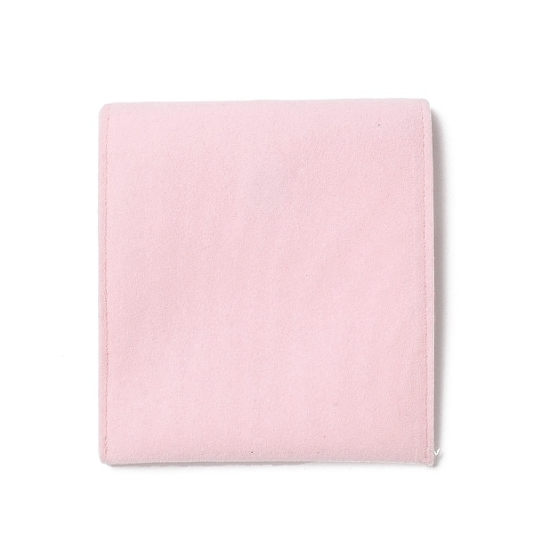 

PandaHall Velvet Jewelry Storage Pouches, Rectangle Jewelry Bags with Snap Fastener, for Earrings, Rings Storage, Pink, 9.65x8.9cm Velvet...