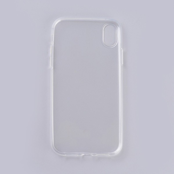 

PandaHall Transparent DIY Blank Silicone Smartphone Case, Fit for iPhoneXR(6.1 inch), For DIY Epoxy Resin Pouring Phone Case, White...