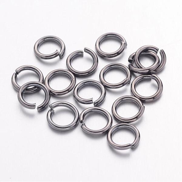 

PandaHall 90pcs Brass Jump Rings, Cadmium Free & Lead Free, Open Jump Rings, Gunmetal, 18 Gauge, 6x1mm, Inner Diameter: 4mm, about 90pcs/10g...