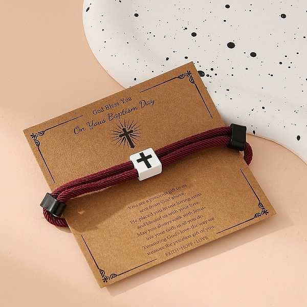 Bracelets en corde en alliage pour femmes et hommes-image-PW-WG53D97-03-fr
