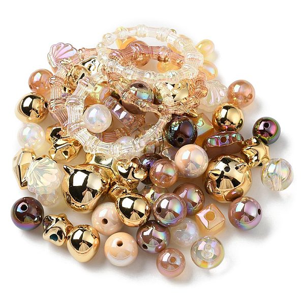 

PandaHall Acrylic Beads, Mixed Shapes, Brown, 8~51x8~51x6~27.5mm, Hole: 1.8~3.8mm, about 163pcs/380.2g, 380.2g/bag Acrylic Mixed Shapes...
