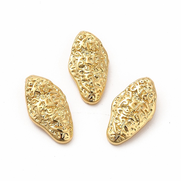 

PandaHall Rack Plating Eco-Friendly Brass Pendants, Long-Lasting Plated, Lead Free & Cadmium Free, Nuggets Charm, Real 18K Gold Plated...