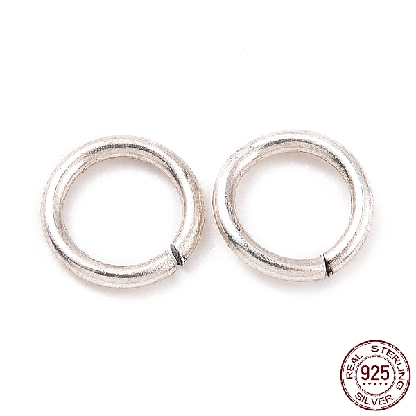 

PandaHall 925 Sterling Silver Open Jump Rings, Antique Silver, 5x0.7mm, Inner Diameter: 3.6mm, about 180Pcs/10g Sterling Silver Ring
