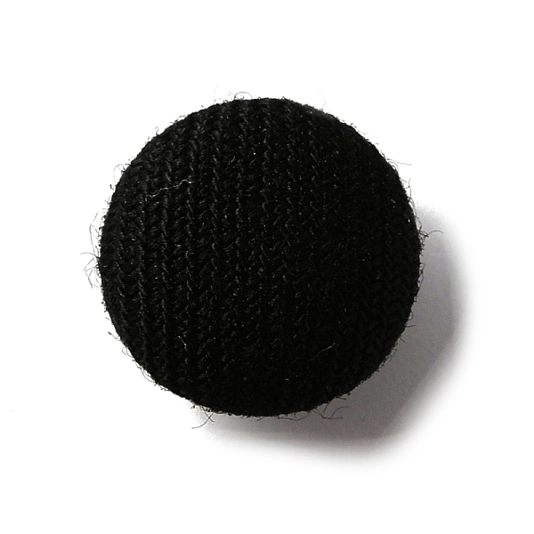 

PandaHall 1-Hole Aluminum Buttons, with Polyester Covered, Clothes Coat Down Jacket Buckle, Platinum, Black, 10x6mm, Hole: 0.8mm Aluminum...