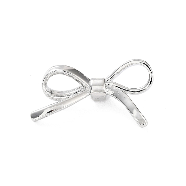

PandaHall Rack Plating Brass Pendants, Cadmium Free & Lead Free, Long-Lasting Plated, Bowknot Charms, Platinum, 17x29.5x7mm, Hole: 3x2mm...