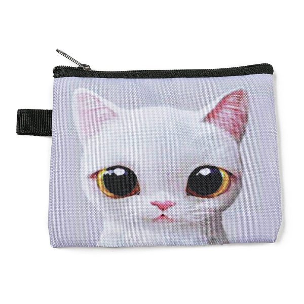かわいい猫のポリエステル ジッパー財布
