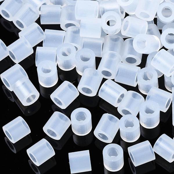 

PandaHall PE Fuse Beads, DIY Melty Beads, Tube, Clear, 5x5mm, Hole: 3mm, about 8000pcs/500g Plastic Tube Clear