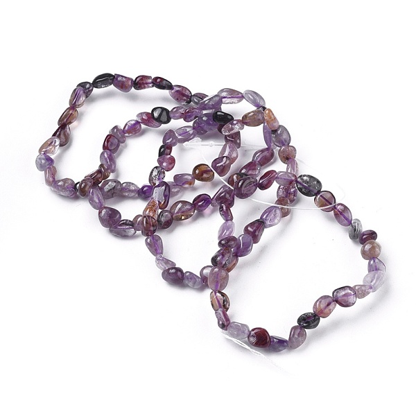 Natürliche Auralite Bead Stretch Armbänder