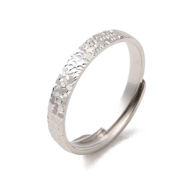 

PandaHall 925 Sterling Silver Ring, Platinum, 3mm, Inner Diameter: 17.6mm Sterling Silver