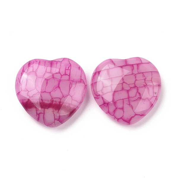 

PandaHall Natural Agate Heart Love Stone, Pocket Palm Stone for Reiki Balancing, 19.5x20x6mm Natural Agate Heart