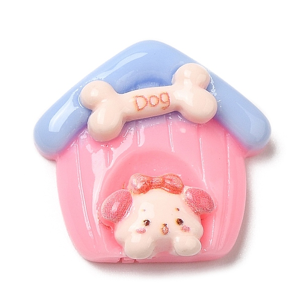 

PandaHall Cartoon Opaque Resin Cabochons, Cute Pet Cabochons, Doghouse, Pink, 19.5x20x6.5mm Resin Others Pink