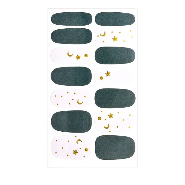 

PandaHall Full Wrap Gradient Nail Polish Stickers, Self-adhesive, for Fingernails Toenails Nail Tips Decoration, Colorful, 10x5.5cm Paper...