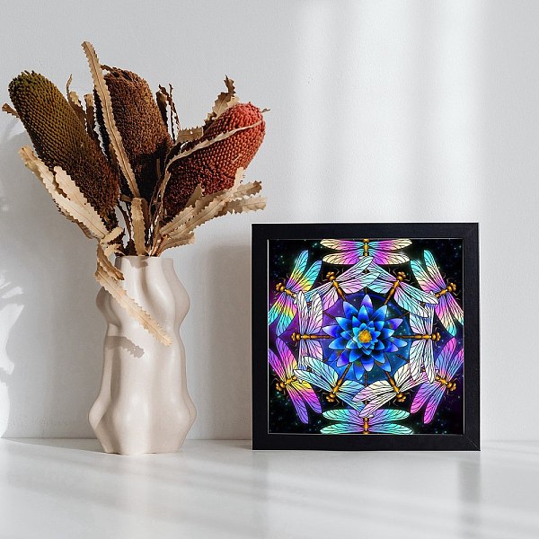PandaHall DIY 5D Diamond Painting Full Drill Kits, including 1 Sheet Canvas Painting Cloth, 22 Bags Resin Rhinestones, 1Pc Diamond Sticky... PandaHall DIY 5D Diamond Painting Full Drill Kits, including 1 Sheet Canvas Painting Cloth, 22 Bags Resin Rhinestones, 1Pc Diamond Sticky...
