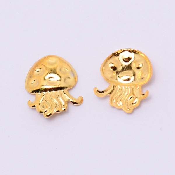 

PandaHall Alloy Cabochons, Epoxy Resin Supplies Filling Accessories, for Resin Jewelry Making, Cadmium Free & Lead Free, Jellyfish Shape...