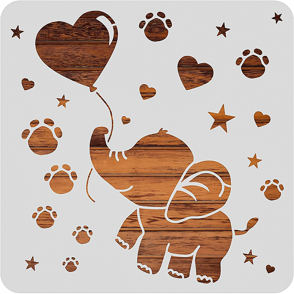 

PandaHall PET Hollow out Drawing Painting Stencils Sets for Kids Teen Boys Girls, for DIY Scrapbooking, School Projects, Elephant, 29.7x21cm...
