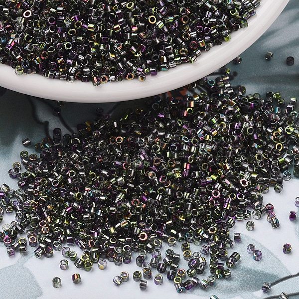

PandaHall MIYUKI Delica Beads, Cylinder, Japanese Seed Beads, 11/0, (DB2205) Magic Orchid, 1.3x1.6mm, Hole: 0.8mm, about 10000pcs/bag..., Purple