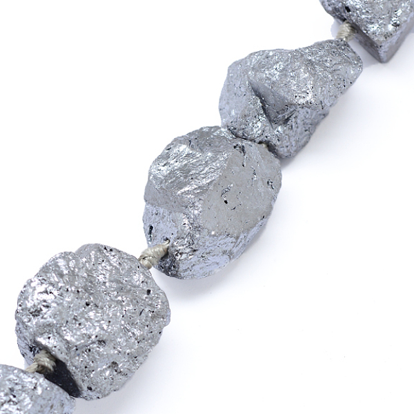 Nuggets Non-magnetic Synthetic Hematite Beads Strands