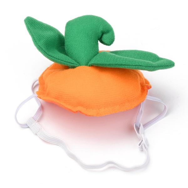 

PandaHall Cloth Pet Headwear Costume, with Rubber Band, for Cats Dogs Festival Birthday Theme Party Photo Prop, Pumpkin, Orange, 95x75mm...