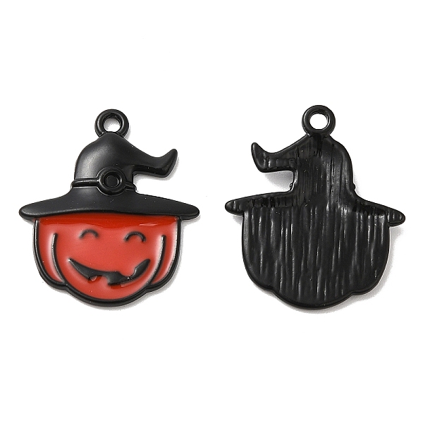 

PandaHall Halloween Alloy Enamel Pendants, Long-Lasting Plated, Cadmium Free & Nickel Free & Lead Free, Electrophoresis Black, Pumpkin...