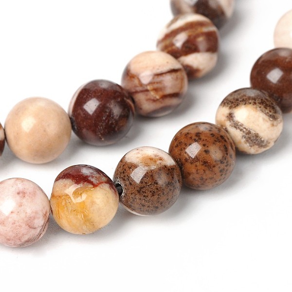 

PandaHall Natural Australian Agate Round Bead Strands, Natural Agate, 10mm, Hole: 1mm, about 38pcs/strand, 15.5 inch Natural Agate Round