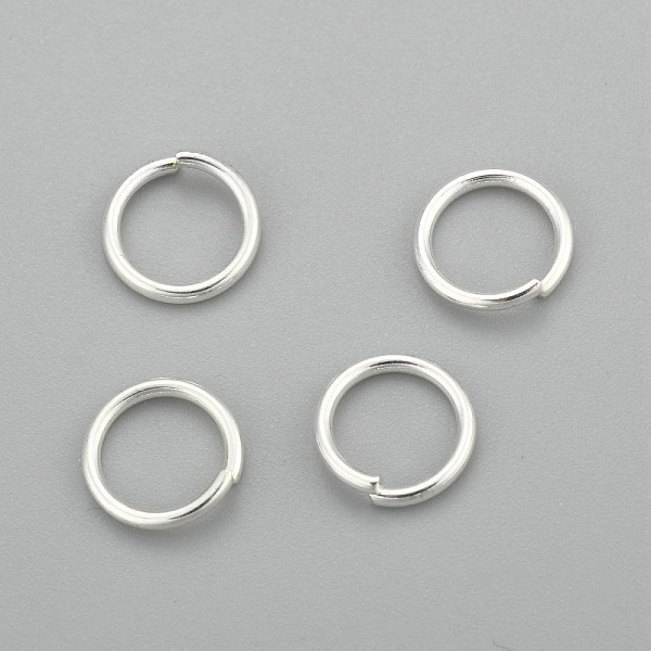 

PandaHall 304 Stainless Steel Jump Rings, Open Jump Rings, Silver, 10x1mm, Inner Diameter: 8mm 304 Stainless Steel
