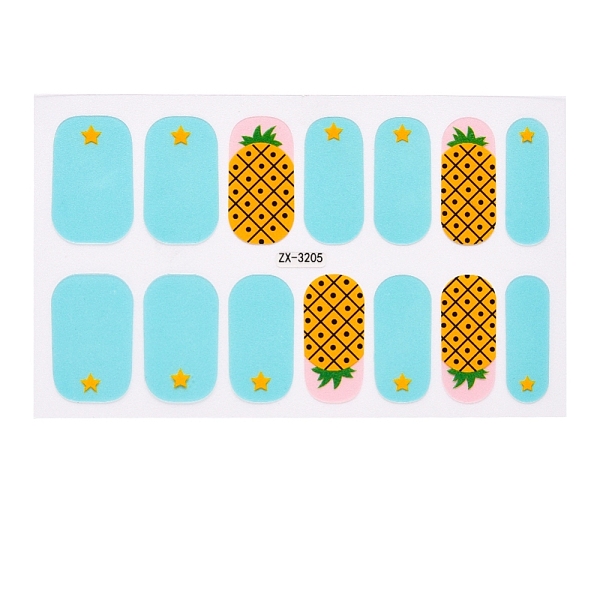 

PandaHall Full Cover Nail Stickers, 3D Nail Decals, Self-Adhesive, with Glass & Rhinestone & Plastic, for Nail Tips Decorations, Turquoise..., Green