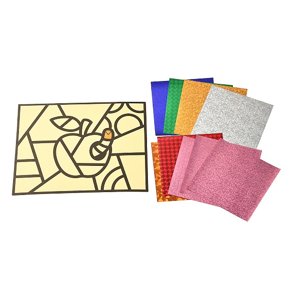 

PandaHall Rectangle Spot Color Stickers, Cartoon Puzzle Laser Stickers Toy, for Children Magic Stickers Colorful Creative Stickers, Apple...