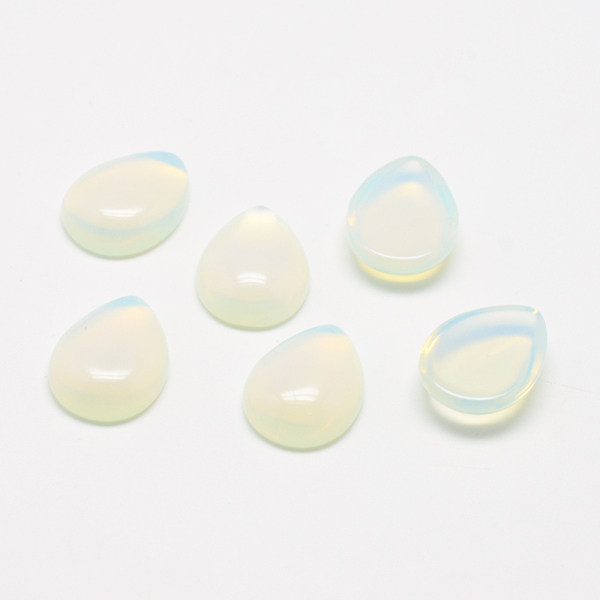 

PandaHall Opalite Cabochons, teardrop, 25x18x6mm Opalite Teardrop