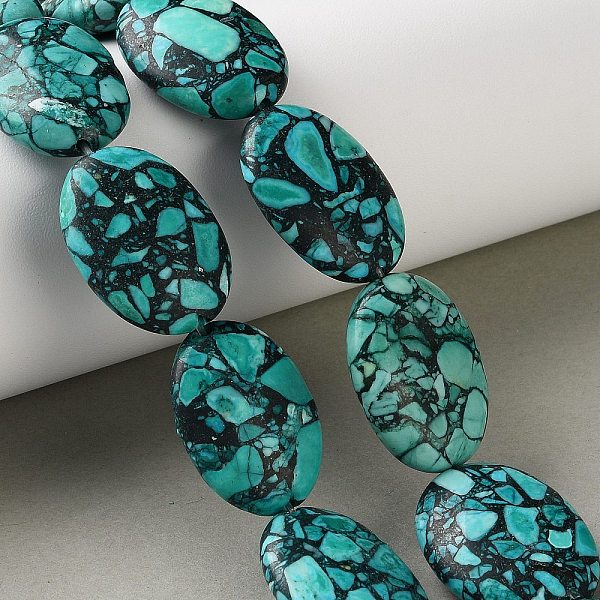 Synthetic Imperial Jasper Beads