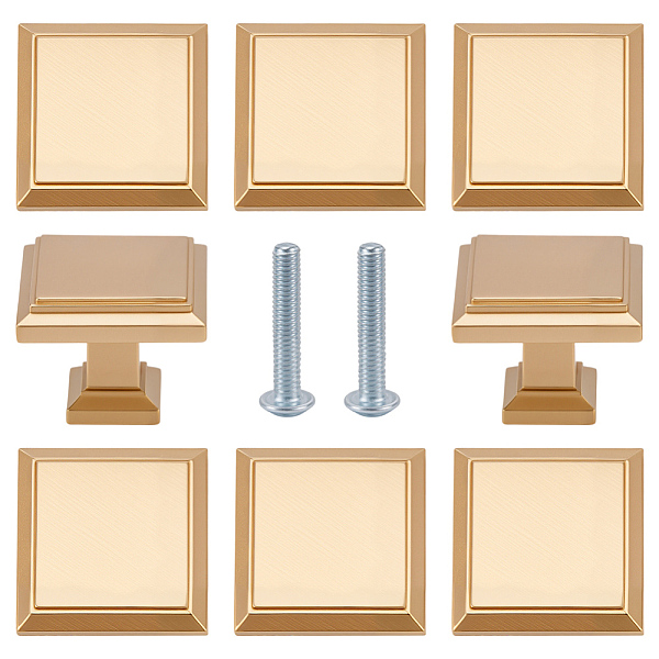 10 Sets of Gold Cabinet Knobs