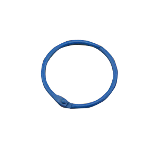 

PandaHall Loose Leaf Book Binder Hinged Rings, Royal Blue, 45mm Iron Blue