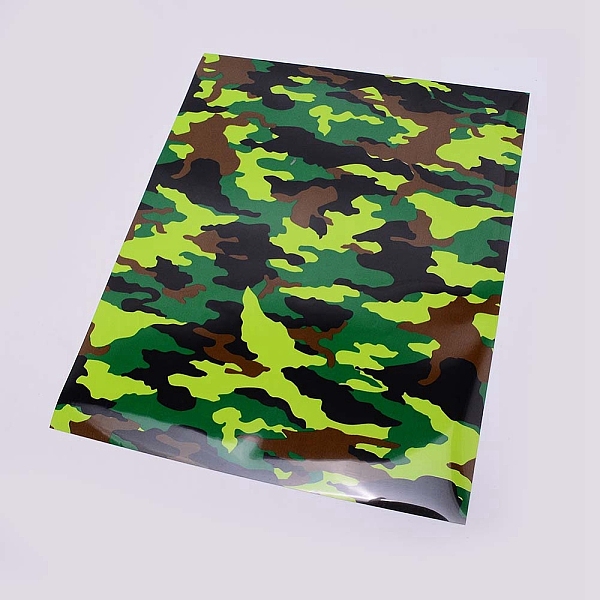 

PandaHall VINYL Heat Transfer Film, Garment Accessories, Rectangle, Lime, 30.5x25cm Plastic Green