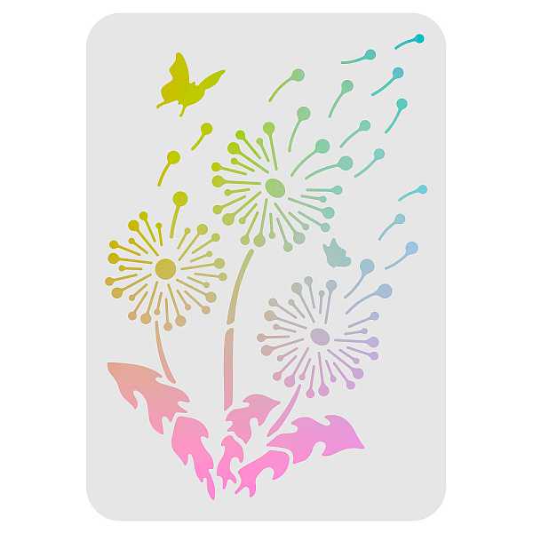 

PandaHall Large Plastic Reusable Drawing Painting Stencils Templates, for Painting on Scrapbook Fabric Tiles Floor Furniture Wood, Rectangle...