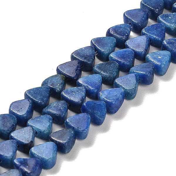 

PandaHall Natural Dolomite Beads Strands, Dyed, Triangle, Blue, 5.5~6x6~6.5x3mm, Hole: 1mm, about 72pcs/strand, 16.14 inch(41cm) Dolomite...