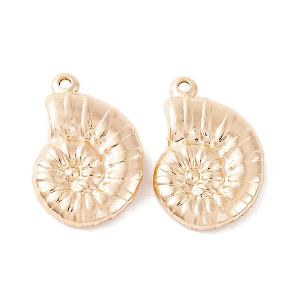 

PandaHall Brass Pendants, Snail, Real 18K Gold Plated, 22x15x4mm, Hole: 1.5mm Brass Snail