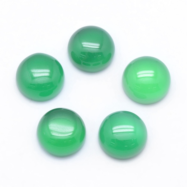 

PandaHall Natural Agate Cabochons, Flat Round, Dyed & Heated, 8x3~4mm Natural Agate Flat Round