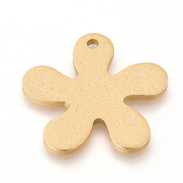 

PandaHall Eco-Friendly Aluminium Pendants, Laser Cut Pendants, Flower, Gold, 37x38.5x2~2.5mm, Hole: 3mm Aluminum Flower Gold