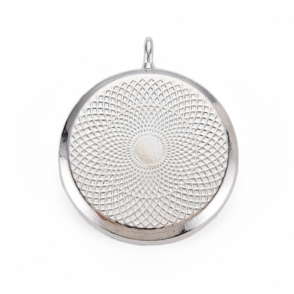 

PandaHall Alloy Diffuser Locket Pendants, with Stainless Steel Cover and Magnet, Magnetic, Cadmium Free & Nickel Free & Lead Free, Flat...