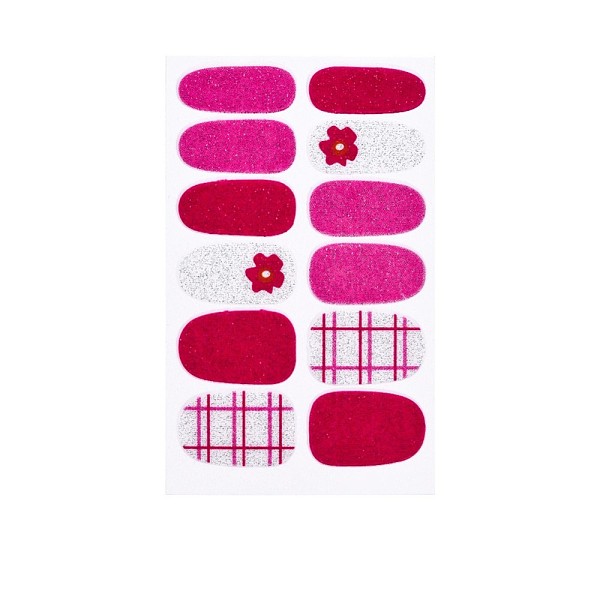 

PandaHall Avocados & Strawberries & Flowers Full Cover Nail Art Stickers, Glitter Powder Decals, Self Adhesive, for Nail Tips Decorations...