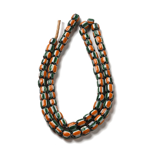 

PandaHall Handmade Nepalese Lampwork Beads, Rondelle, Medium Sea Green, 9~14x4~7mm, Hole: 2mm, about 100~132pcs/strand, 25.59~25.98''...