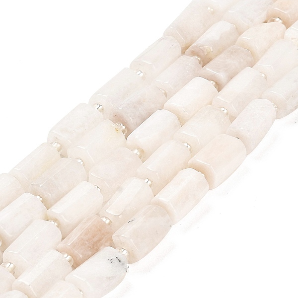 

PandaHall Natural Rainbow Moonstone Beads Strands, with Seed Beads, Faceted Column, 9~11x6~7.5x6~7.5mm, Hole: 1.2mm, about 30pcs/strand...