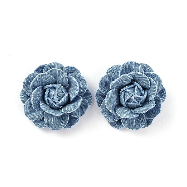 Denim Cloth Flowers - image