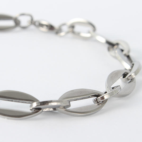 

PandaHall 304 Stainless Steel Chain Bracelets, with Lobster Claw Clasps, Stainless Steel Color, 8-1/2 inch(215mm) 304 Stainless Steel