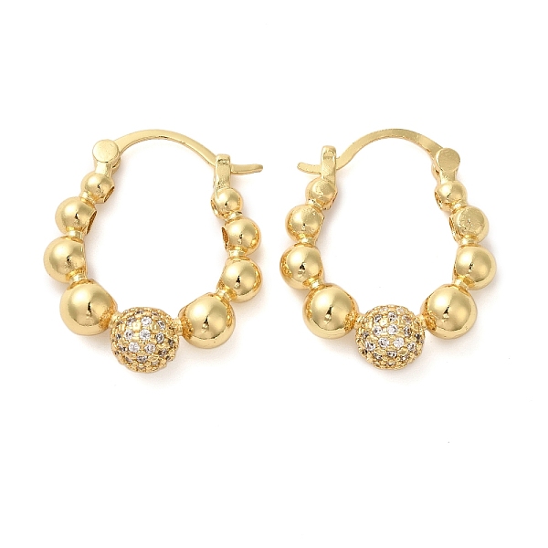Brass Micro Pave Cl… - image