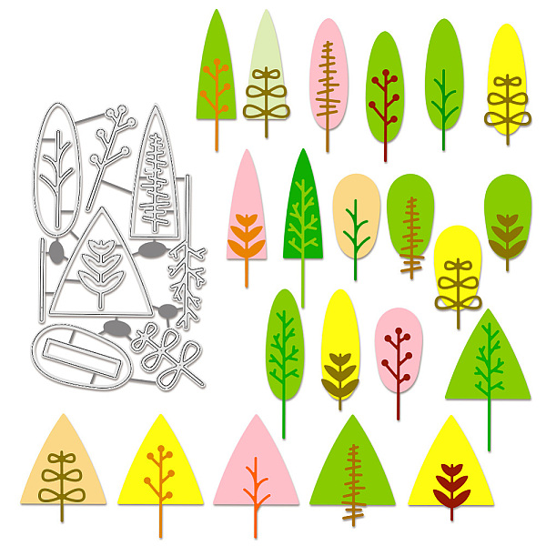 

PandaHall Carbon Steel Cutting Dies Stencils, for DIY Scrapbooking, Photo Album, Decorative Embossing Paper Card, Stainless Steel Color...