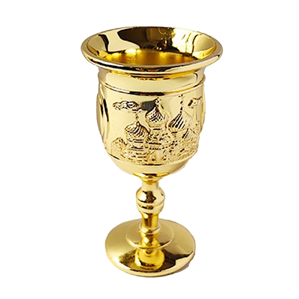 

PandaHall Altar Chalice, Alloy Chalice Cup, Mosque Pattern Altar Goblet, Ritual Tableware for Communions, Golden, 30x70mm Alloy Building