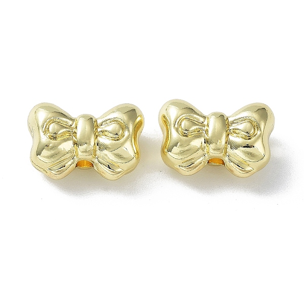 

PandaHall Rack Plating Alloy Beads, Bowknot, Golden, 8.5x12.5x6mm, Hole: 1.6mm Alloy Bowknot